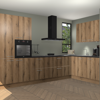 Goud Eiken keuken Vlaanderen 47740