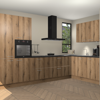 Goud Eiken keuken Vlaanderen 47741