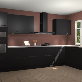 Zwarte keuken Graz 71222