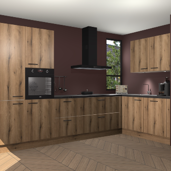 Goud Eiken keuken Vlaanderen 47743