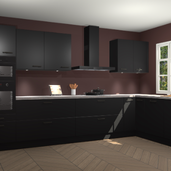 Zwarte keuken Graz 71223