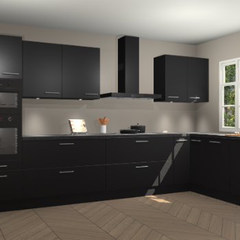 Zwarte keuken Graz 71281