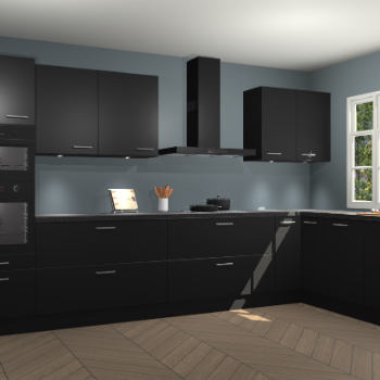 Zwarte keuken Graz 71282