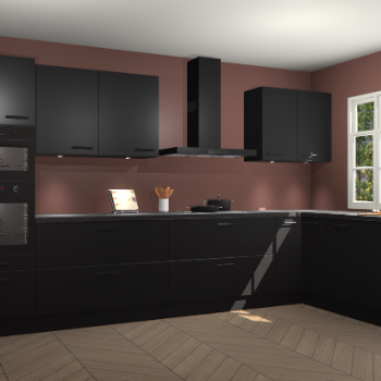 Zwarte keuken Graz 71285