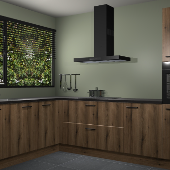 Goud Eiken keuken Rhodos 53964