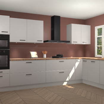 Zijdegrijze keuken Graz 71527