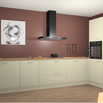 Magnolia hoogglans keuken Khao Lak 74191