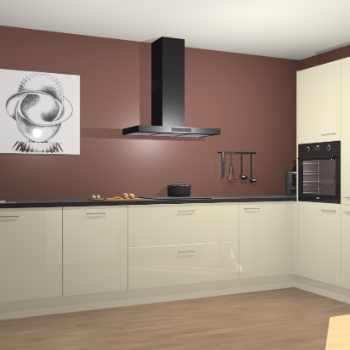 Magnolia hoogglans keuken Khao Lak 74213