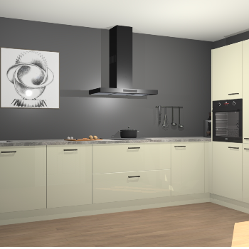 Magnolia hoogglans keuken Khao Lak 74222