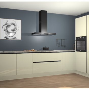 Magnolia hoogglans greeploze keuken Khao Lak 74223