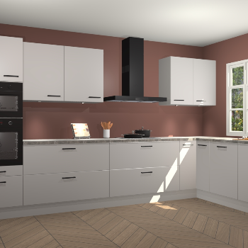 Zijdegrijze keuken Graz 71603