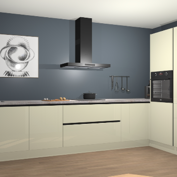 Magnolia hoogglans greeploze keuken Khao Lak 74229