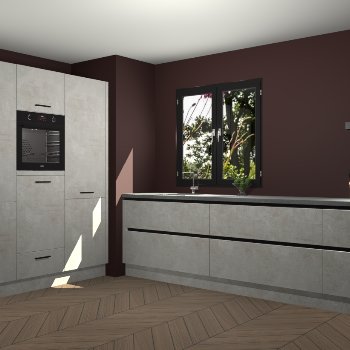 Beton Opal greeploze keuken Taipei 89464