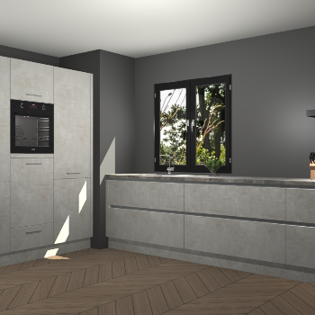 Beton Opal greeploze keuken Taipei 89474