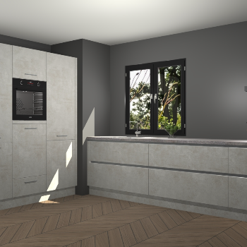 Beton Opal greeploze keuken Taipei 89480