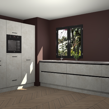 Beton Opal greeploze keuken Taipei 89484