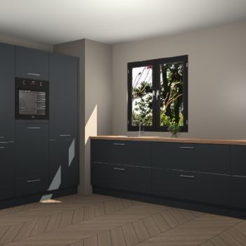 Onyxgrijze keuken Taipei 89559