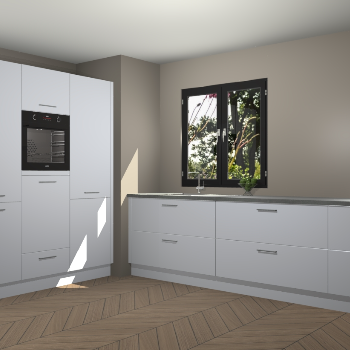 Sneeuwwitte keuken Taipei 89409