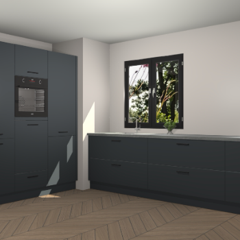 Onyxgrijze keuken Taipei 89594