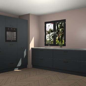 Onyxgrijze keuken Taipei 89595