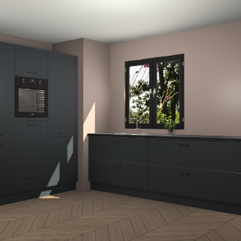 Onyxgrijze keuken Taipei 89699