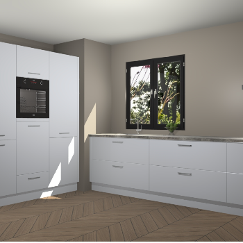 Sneeuwwitte keuken Taipei 89546