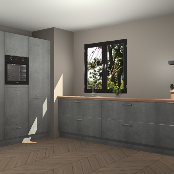 Beton Parelgrijs keuken Taipei 89387