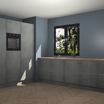 Beton Parelgrijs keuken Taipei 89388