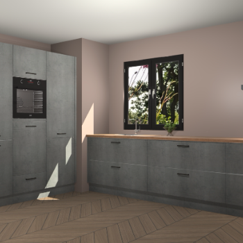 Beton Parelgrijs keuken Taipei 89391