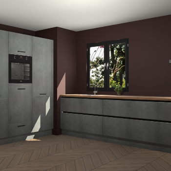 Beton Parelgrijs greeploze keuken Taipei 89392