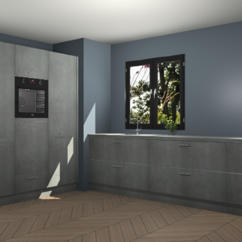 Beton Parelgrijs keuken Taipei 89498