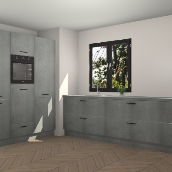 Beton Parelgrijs keuken Taipei 89500