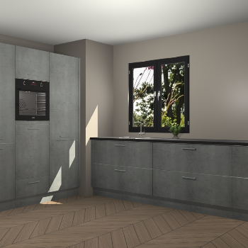 Beton Parelgrijs keuken Taipei 89503