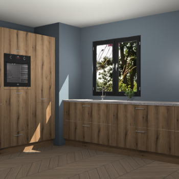 Goud Eiken keuken Taipei 89757