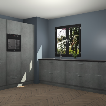 Beton Parelgrijs keuken Taipei 89504