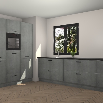 Beton Parelgrijs keuken Taipei 89506