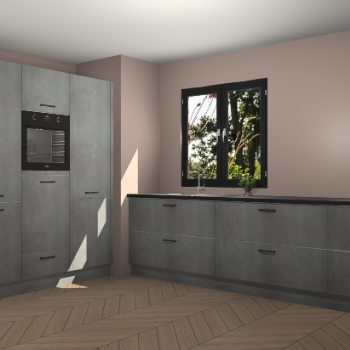 Beton Parelgrijs keuken Taipei 89507