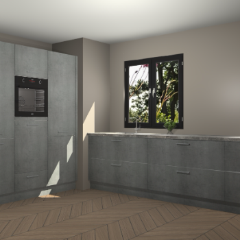 Beton Parelgrijs keuken Taipei 89509