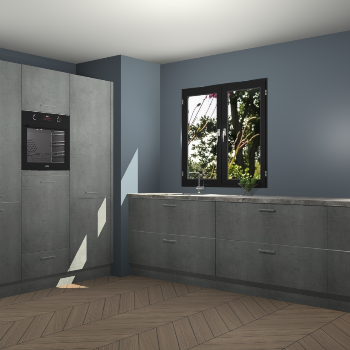 Beton Parelgrijs keuken Taipei 89510