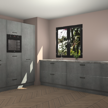 Beton Parelgrijs keuken Taipei 89513