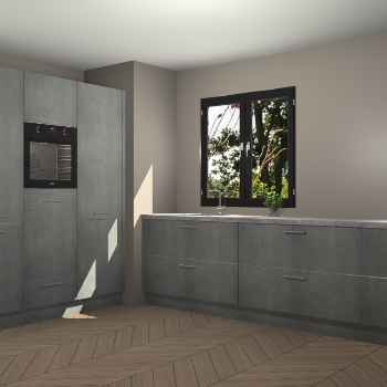 Beton Parelgrijs keuken Taipei 89516