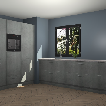 Beton Parelgrijs keuken Taipei 89517