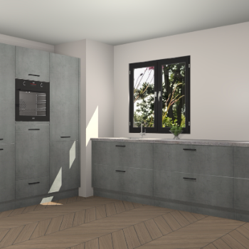 Beton Parelgrijs keuken Taipei 89519