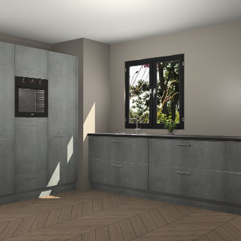 Beton Parelgrijs keuken Taipei 89522