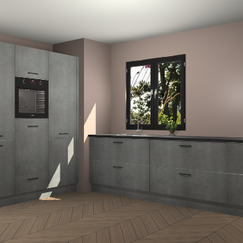 Beton Parelgrijs keuken Taipei 89526