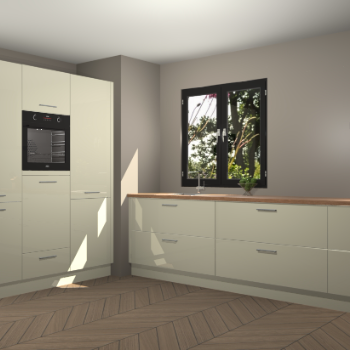 Magnolia hoogglans keuken Taipei 89774