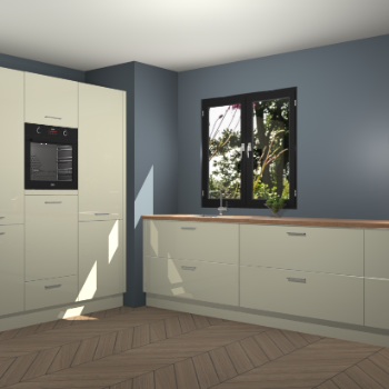 Magnolia hoogglans keuken Taipei 89775