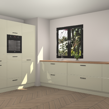 Magnolia hoogglans keuken Taipei 89777