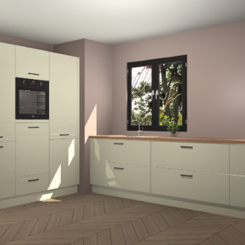 Magnolia hoogglans keuken Taipei 89778