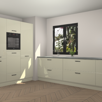 Magnolia hoogglans keuken Taipei 89820